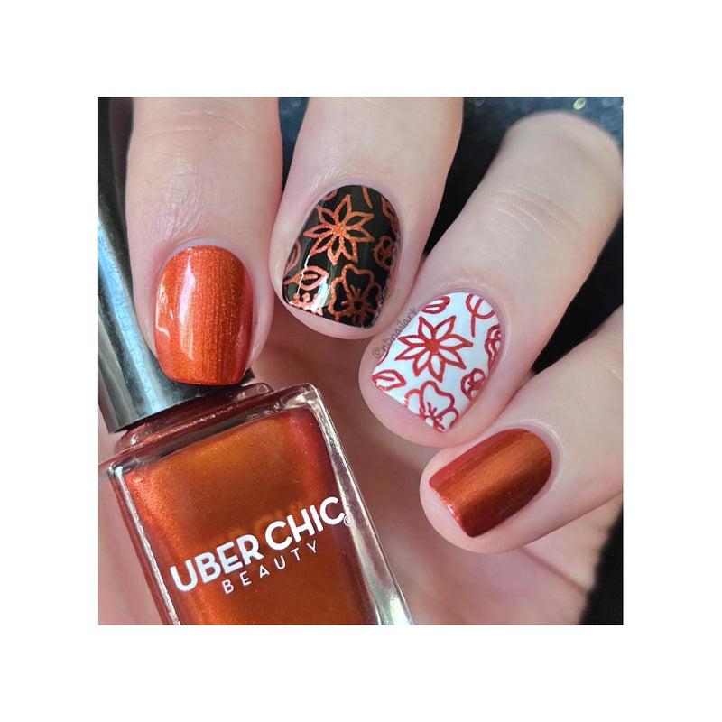 UberChic Beauty Mahogany - Stamping Polish Stamping Polish Dark Gray