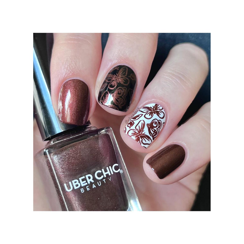 UberChic Beauty Wood-n't It Be Nice - Stamping Polish Stamping Polish Rosy Brown