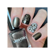 UberChic Beauty Black Pearl - Stamping Polish Stamping Polish Dark Gray