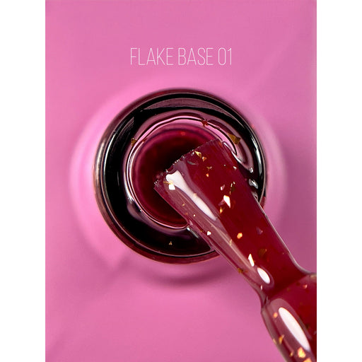nbmsupply BEYOU Professional Flake base 01(Fall collection) 15ML Pale Violet Red
