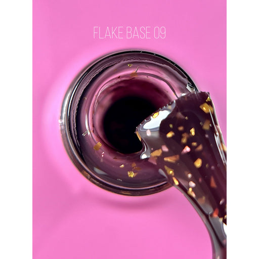 nbmsupply BEYOU Professional Flake BASE 09(Fall collection) 15ML Dark Slate Gray