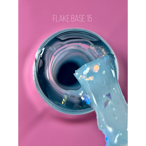 nbmsupply BEYOU Professional Flake base 15(Summer collection) 15ML Dark Gray