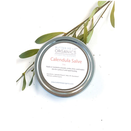 Butter Me Up Organics Calendula Balm / Calendula Salve Body Light Gray