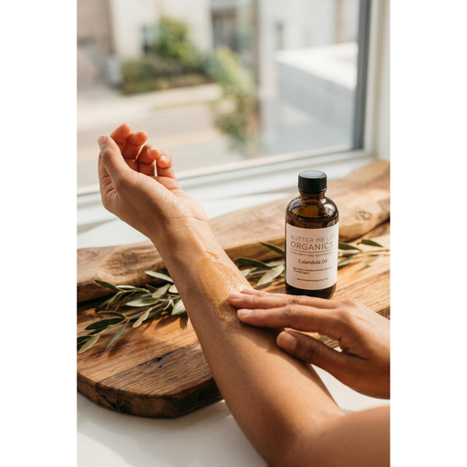 Butter Me Up Organics Pure Calendula Oil Body Gray