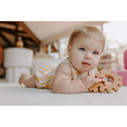 Be A Heart Baby's First Rosary Wooden Teether Baby Gray