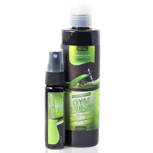 Garner's Garden Natural Gym Spray lifestyle White Smoke 1 oz + 8 oz Refill / Add Trigger Sprayer for Refill,1 oz + 8 oz Refill / No thanks
