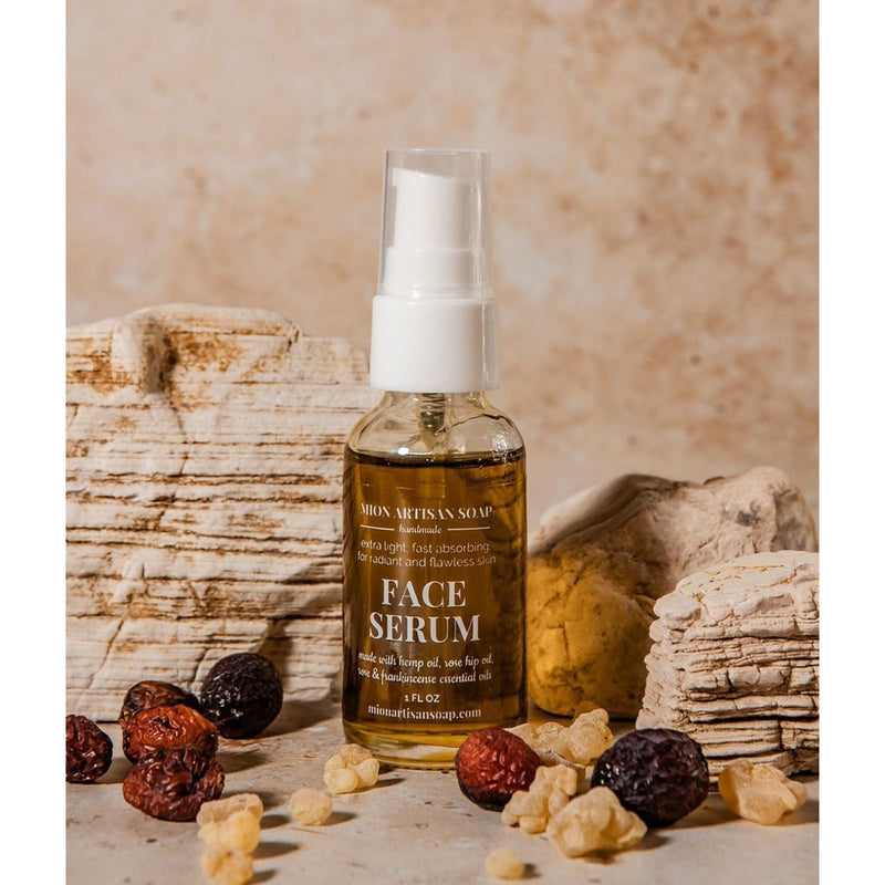 MION Artisan Soap Co. Face Serum | Promotes Collagen Production | Evens Out Skin Tone Tan