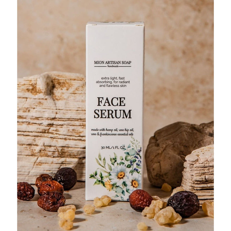 MION Artisan Soap Co. Face Serum | Promotes Collagen Production | Evens Out Skin Tone Tan