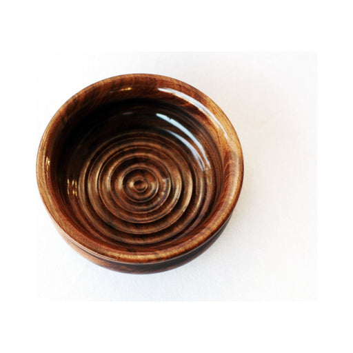 CreationsByWill Walnut Lather Bowl Lather Bowl White Smoke