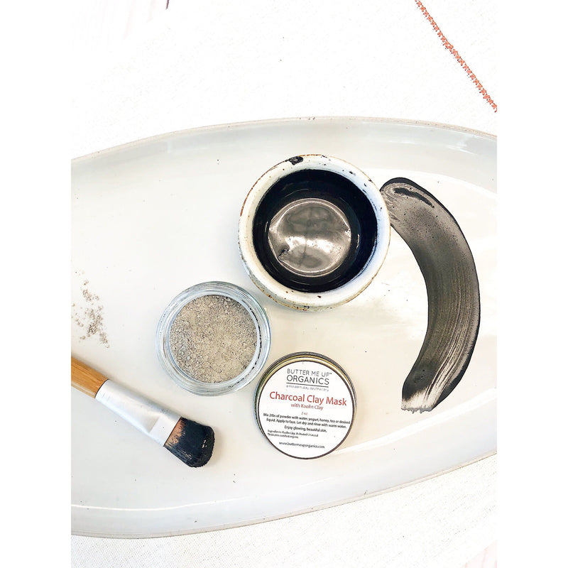 Butter Me Up Organics Organic Charcoal Mask / Activated Charcoal Mask Face Beige