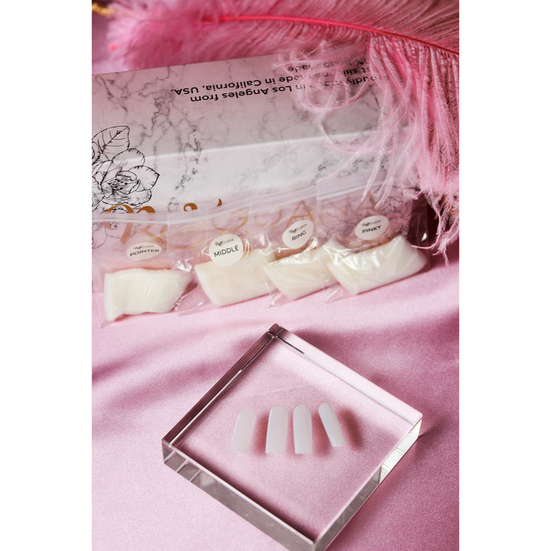Red Iguana LLC Base Nail Tips for Silicone Practice Hands 2.0 Hand Thistle For Full Hand,For Half Hand,For Middle Finger,For Thumb