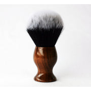 CreationsByWill Walnut Tuxedo shave Brush Lather Brush Black