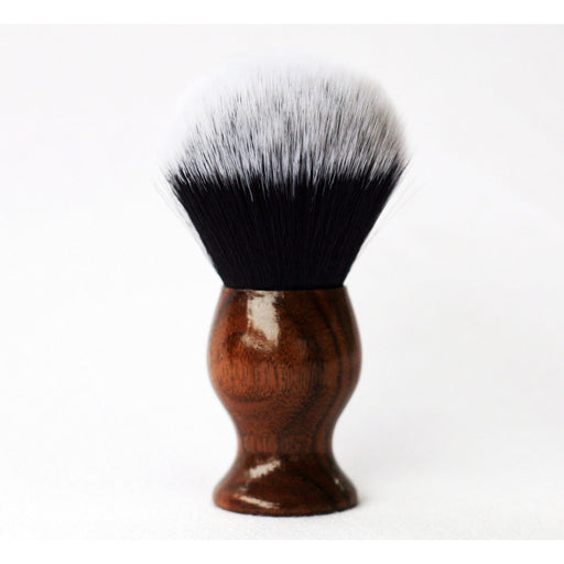 CreationsByWill Walnut Tuxedo shave Brush Lather Brush Black