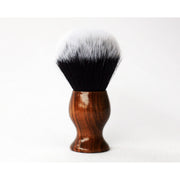 CreationsByWill Walnut Tuxedo shave Brush Lather Brush Black