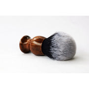 CreationsByWill Walnut Tuxedo shave Brush Lather Brush Dark Slate Gray
