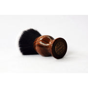 CreationsByWill Walnut Tuxedo shave Brush Lather Brush Black