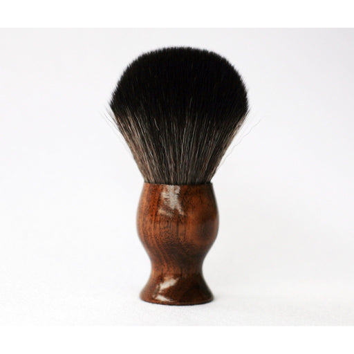 CreationsByWill Walnut Game Changer shave Brush Lather Brush Black