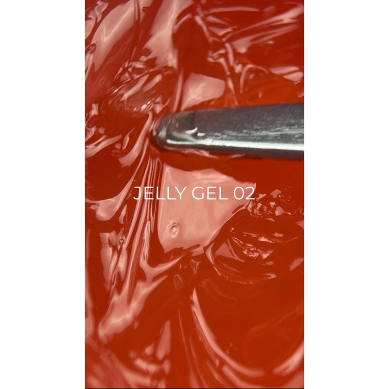 nbmsupply BEYOU Professional Jelly Gel 30ML Firebrick 02(clear)