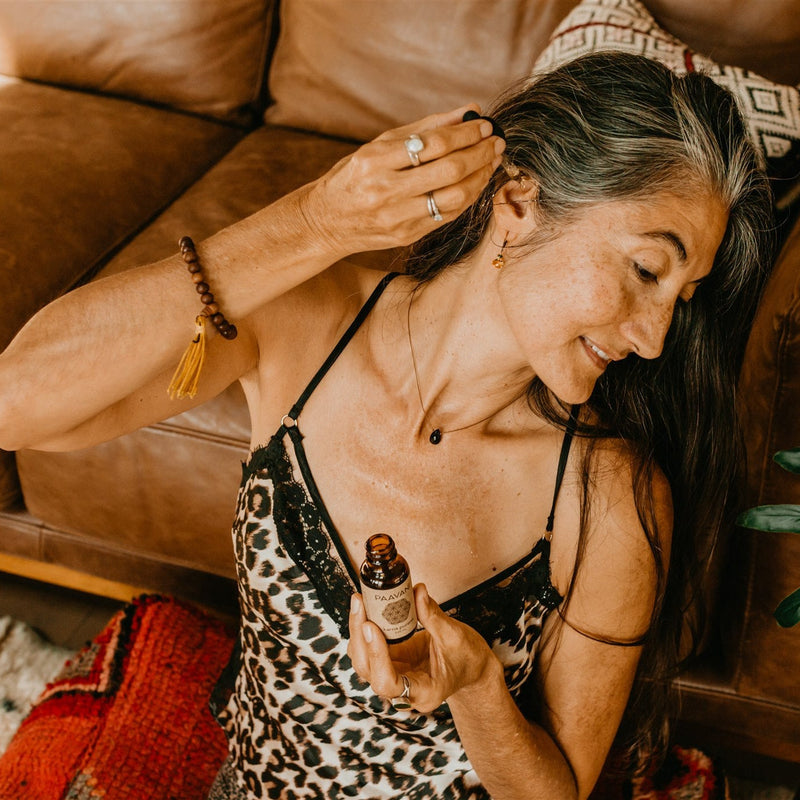 Paavani Ayurveda Karna Purana | Ayurvedic Ear Oil for Dryness & Discomfort simple Black