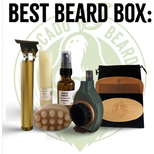 Avocado Beard Co BEST Beard Box Black Forest Fresh 2 oz Beard Oil,Gravity 2 oz Beard Oil,Carolina Breeze 2 oz Beard Oil,Old School Fresh 2 oz Beard Oil,Lumbersexual 2 oz Beard Oil,I'm Taken 2 oz Beard Oil