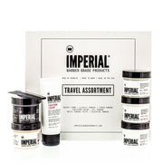Imperial Barber Products Travel Assortment Bundle White Smoke