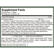 SpeedyVite® Colon Cleaner — Organic Full Strength (60 Tablets) | USDA Organic Colon Cleanse to Support Regularity* | SpeedyVite® - FREE SHIPPING Tablets Dark Slate Gray 1 Bottle,2 Bottles,Case of 6