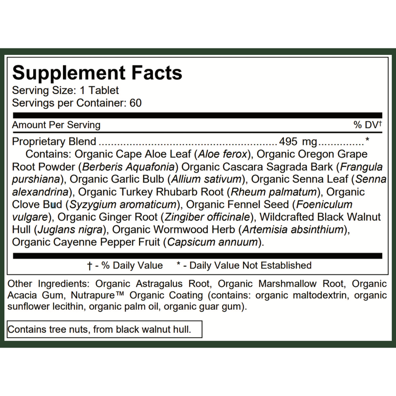 SpeedyVite® Colon Cleaner — Organic Full Strength (60 Tablets) | USDA Organic Colon Cleanse to Support Regularity* | SpeedyVite® - FREE SHIPPING Tablets Dark Slate Gray 1 Bottle,2 Bottles,Case of 6