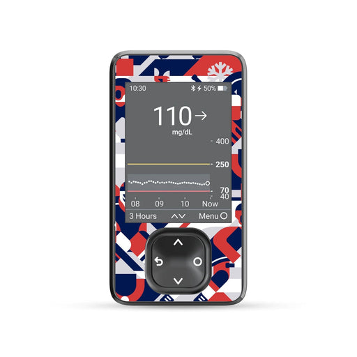 Peelz Ice Hockey DEXCOM G7 and Stelo and G6 Touchscreen Receiver Sticker Peelz/Stickers Dim Gray