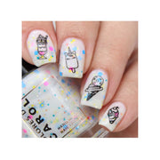 UberChic Beauty We All Scream For Ice Cream Stamping Plate Gray