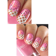 UberChic Beauty We All Scream For Ice Cream Stamping Plate Rosy Brown