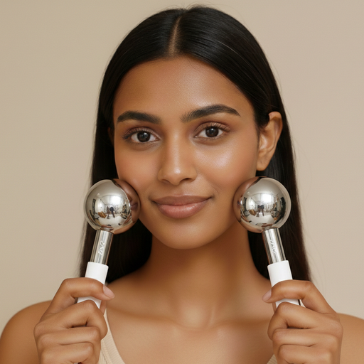 ZAQ Skin & Body ZAQ Icy Steel Cryo Ice Globes: Ultimate Facial Cryotherapy Tool Skin Care Tan