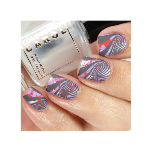 UberChic Beauty Just An Illusion Stamping Plate Rosy Brown