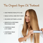 DermOrganic Official Shop Leave-in Treatment with Argan Oil Treatments Light Gray 4 fl oz (120ml),Duo Pack (2 Bottles of 4 fl oz / 120ml)