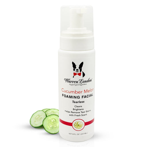 Warren London Cucumber Melon Foaming Facial For Dogs Dog Shampoo White Smoke