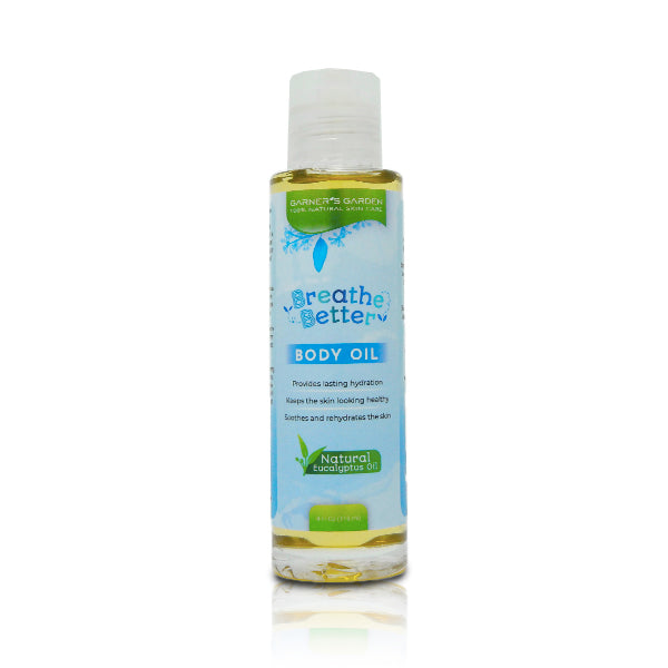 Garner's Garden Breathe Better Body Oil Body Oil White Smoke Breathe Better Body Oil 4oz