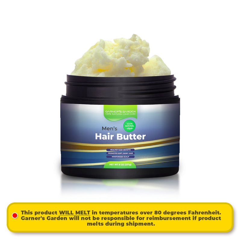 Garner's Garden Men's Hair Butter Hair Styling Products White Smoke Men's Hair Butter 2oz (travel),Men's Hair Butter 4oz (Recommended),Men's Hair Butter 8oz (large)