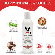 Warren London 2-in-1 Puppy Shampoo & Conditioner Pet Grooming Supplies White Smoke