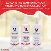 Warren London Hydrating Butter - For Dog's Skin & Coat - Leave-In Moisturizer Spa Product Light Gray Guava & Mango,Pomegranate & Acai,Unscented