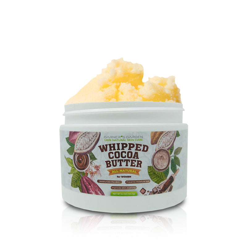 Garner's Garden Whipped Cocoa Butter Body Butter White Smoke For Women / 3oz  Whipped Cocoa Butter (try me),For Women / 5oz  Whipped Cocoa Butter (medium),For Women / 10oz  Whipped Cocoa Butter (Large)