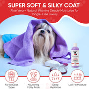 Warren London Calming Lavender Dog Shampoo w/Aloe Vera & Essential Oils - Professional Size Grooming Size Product White Smoke