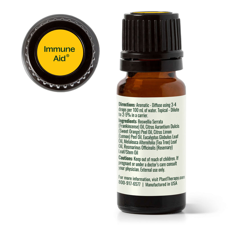 Plant Therapy Immune Aid Essential Oil Blend Essential Oil White Smoke 10 mL,30 mL,100 mL