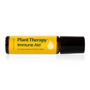 Plant Therapy Immune Aid Essential Oil Blend Pre-Diluted Roll-On Essential Oil Black 10 mL