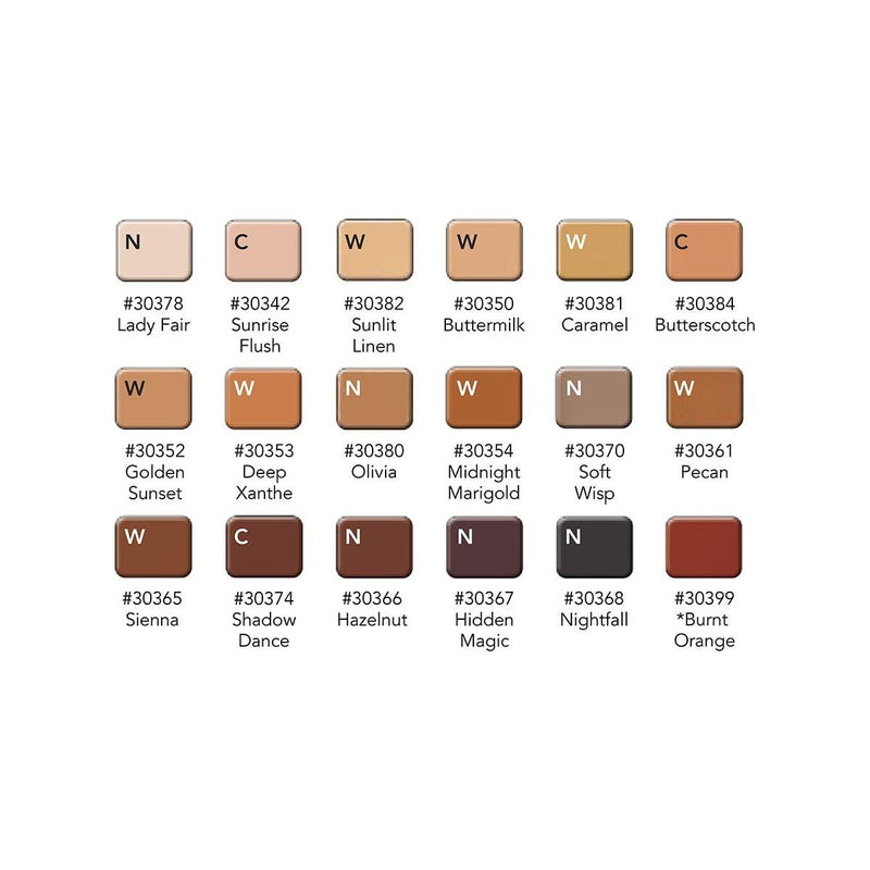 Graftobian Make-Up Company Inclusion Glamour Crème™ Foundation Super Palette Rosy Brown