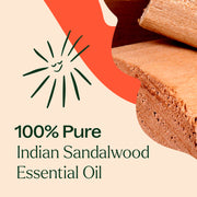 Plant Therapy Indian Sandalwood Essential Oil Essential Oil Antique White 2.5 mL,10 mL