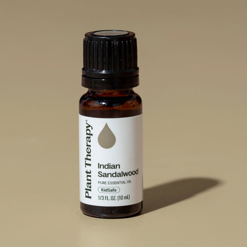 Plant Therapy Indian Sandalwood Essential Oil Essential Oil Rosy Brown 2.5 mL,10 mL