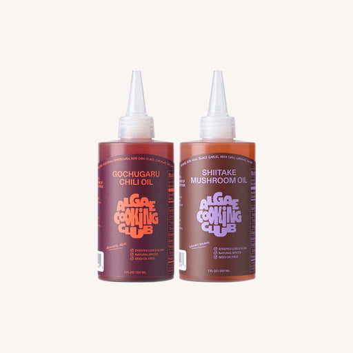 Algae Cooking Club Infused Oil Duo Oil White Smoke 2 Bottles,4 Bottles