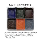 Graftobian Make-Up Company F-X Aire™ Alcohol Palettes Dark Slate Gray F/X 4 - Injury