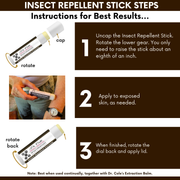 COLEHERBALS LLC 15 - Dr. Cole's Insect Repellent Stick Herbal White Smoke