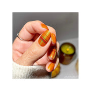 UberChic Beauty Plaid Freestyle Stamping Plate Rosy Brown
