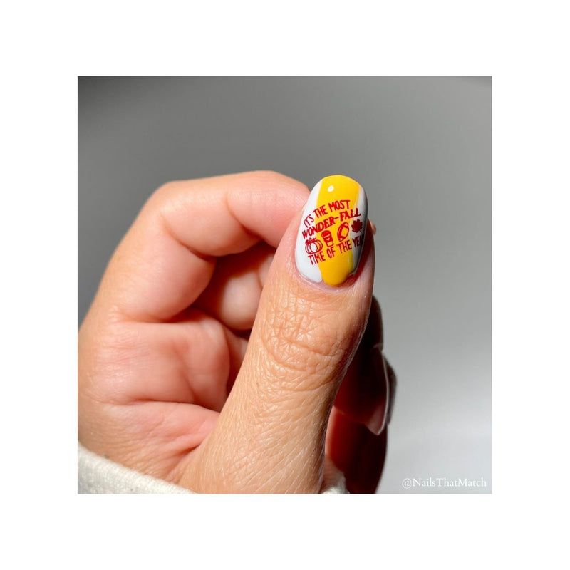 UberChic Beauty What A Wonder-Fall World Stamping Plate Rosy Brown